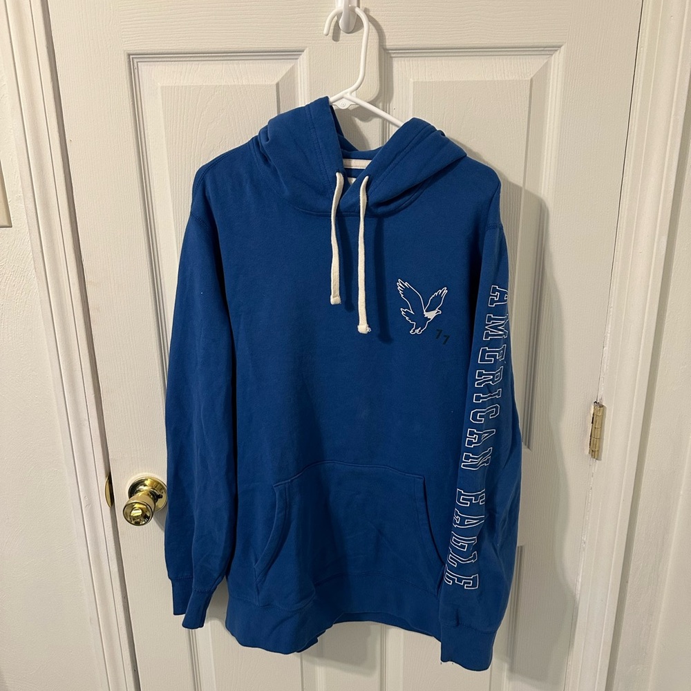 NWOT: American Eagle Outfitters Blue Super Soft Hoodie
